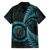New Zealand Archery Family Matching Summer Maxi Dress and Hawaiian Shirt Aotearoa Silver Fern Maori LT14 - Polynesian Pride