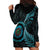 New Zealand Archery Hoodie Dress Aotearoa Silver Fern Maori - Polynesian Pride