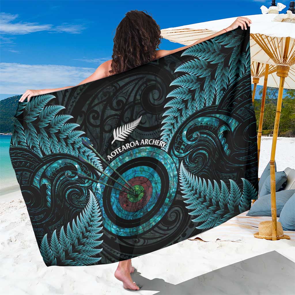 New Zealand Archery Sarong Aotearoa Silver Fern Maori - Polynesian Pride