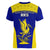 Fiji School Women V Neck T Shirt Ratu Kadavulevu Heron With Fijian Tapa LT14 - Polynesian Pride