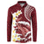 Blood Gold Polynesia Button Sweatshirt Polynesian Frangipani With Sea Turtles