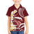 Blood Gold Polynesia Kid Hawaiian Shirt Polynesian Frangipani With Sea Turtles