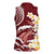 Blood Gold Polynesia Women Sleeveless Polo Shirt Polynesian Frangipani With Sea Turtles