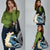 Black Polynesia Grocery Bag Polynesian Frangipani With Sea Turtles