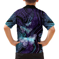 You Matter Suicide Prevention Awareness Family Matching Long Sleeve Bodycon Dress and Hawaiian Shirt Butterfly Aboriginal Mix Polynesian Pattern LT14 - Polynesian Pride