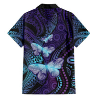 You Matter Suicide Prevention Awareness Family Matching Long Sleeve Bodycon Dress and Hawaiian Shirt Butterfly Aboriginal Mix Polynesian Pattern LT14 - Polynesian Pride