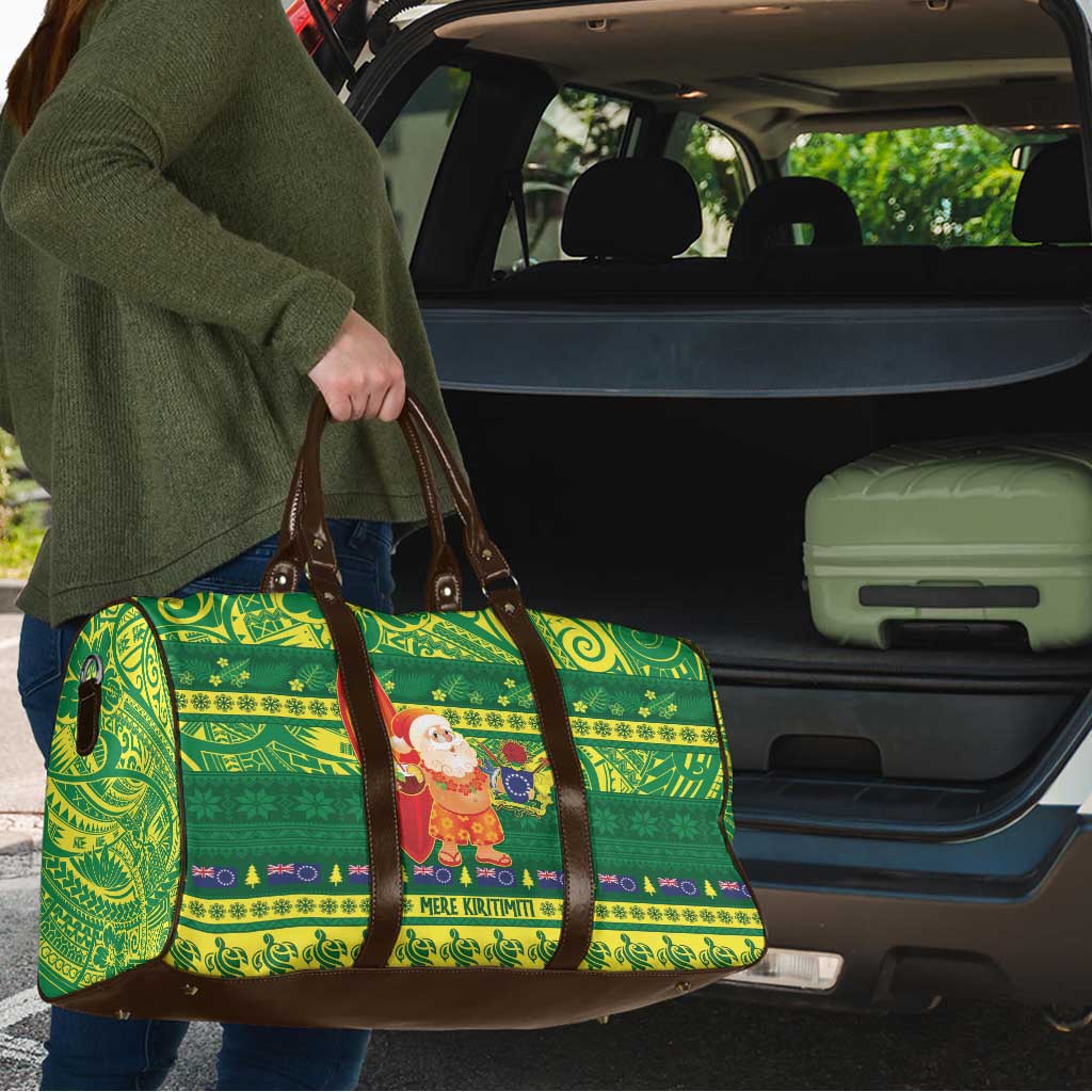 Cook Islands Christmas Travel Bag Surfing Santa Mere Kiritimiti - Polynesian Pride
