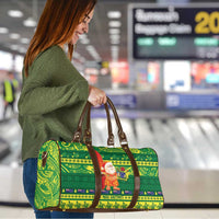 Cook Islands Christmas Travel Bag Surfing Santa Mere Kiritimiti - Polynesian Pride