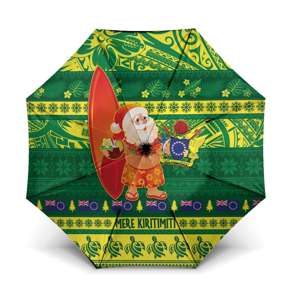 Cook Islands Christmas Umbrella Surfing Santa Mere Kiritimiti - Polynesian Pride