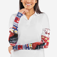Kiribati Christmas Arm Sleeves Frigatebird Santa Tekeraoi n te Kiritimati - Polynesian Pride