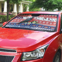 Kiribati Christmas Auto Sun Shade Frigatebird Santa Tekeraoi n te Kiritimati - Polynesian Pride