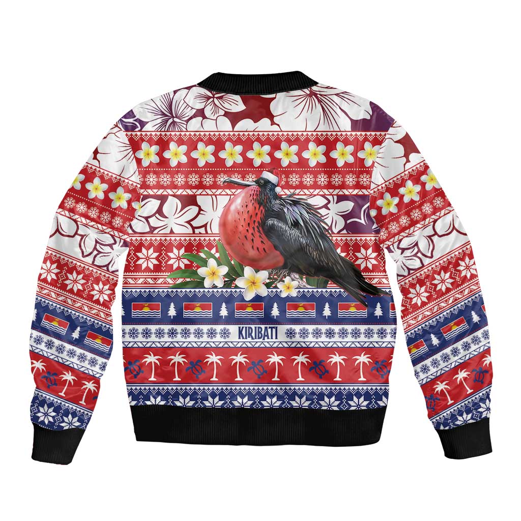 Kiribati Christmas Bomber Jacket Frigatebird Santa Tekeraoi n te Kiritimati LT14 - Polynesian Pride