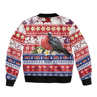 Kiribati Christmas Bomber Jacket Frigatebird Santa Tekeraoi n te Kiritimati LT14 - Polynesian Pride