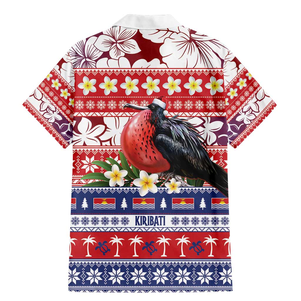 Kiribati Christmas Family Matching Mermaid Dress and Hawaiian Shirt Frigatebird Santa Tekeraoi n te Kiritimati LT14 - Polynesian Pride