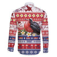 Kiribati Christmas Family Matching Off Shoulder Short Dress and Hawaiian Shirt Frigatebird Santa Tekeraoi n te Kiritimati LT14 - Polynesian Pride