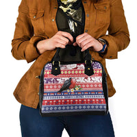 Kiribati Christmas Shoulder Handbag Frigatebird Santa Tekeraoi n te Kiritimati - Polynesian Pride