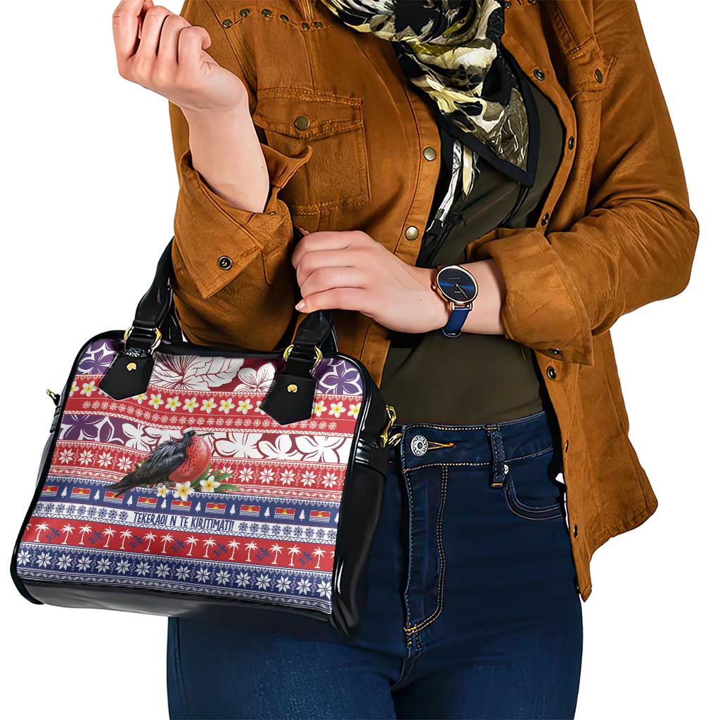 Kiribati Christmas Shoulder Handbag Frigatebird Santa Tekeraoi n te Kiritimati - Polynesian Pride
