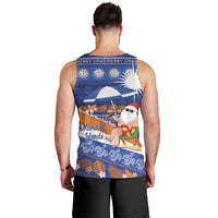 Marshall Islands Christmas Men Tank Top Beachy Santa Monono ilo raaneoan Nejin LT14 - Polynesian Pride