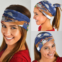 Marshall Islands Christmas Neck Gaiter Beachy Santa Monono ilo raaneoan Nejin LT14 - Polynesian Pride