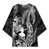 Hawaii Tribal Tiki Drum Hula Girl Kimono LT14 - Polynesian Pride
