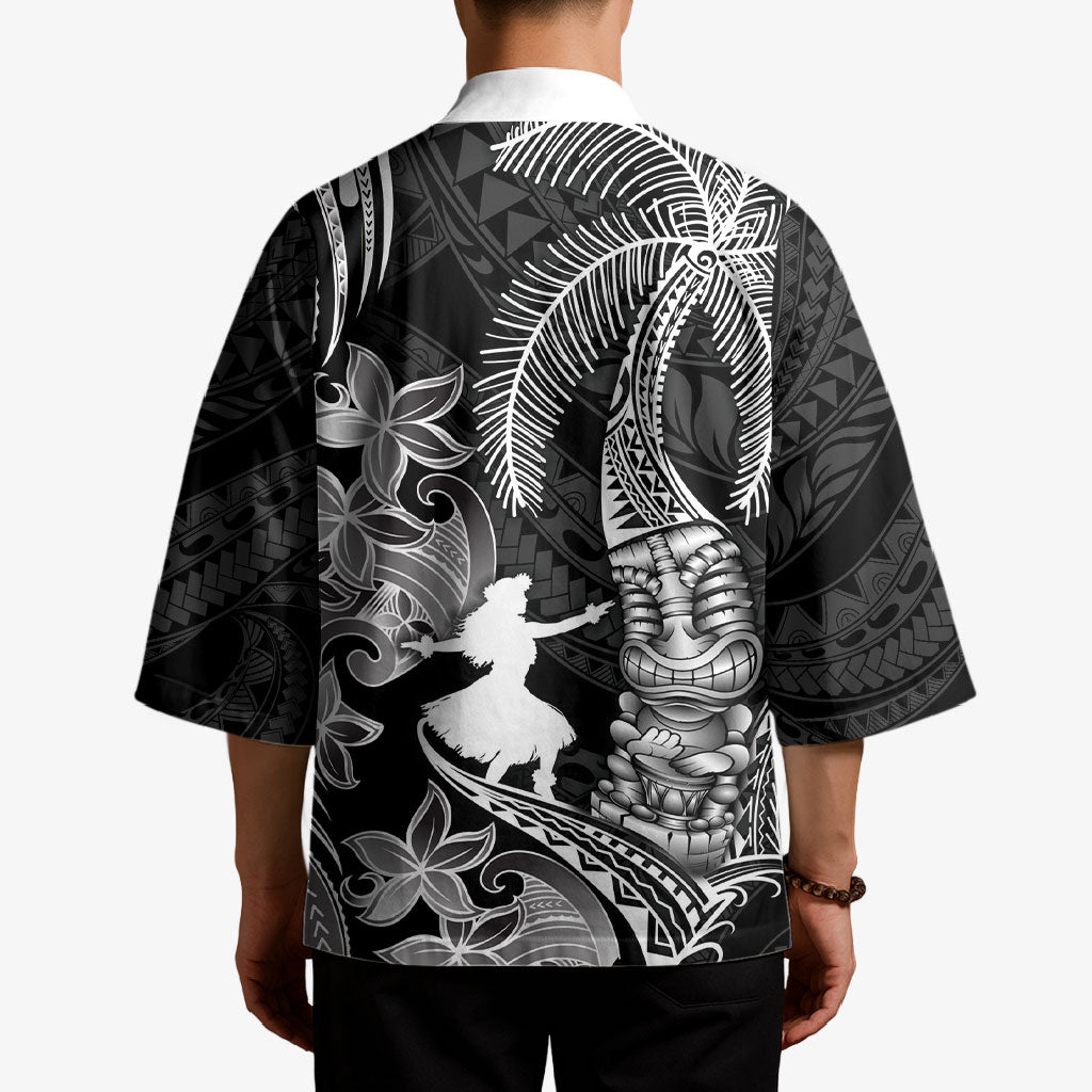 Hawaii Tribal Tiki Drum Hula Girl Kimono LT14 - Polynesian Pride