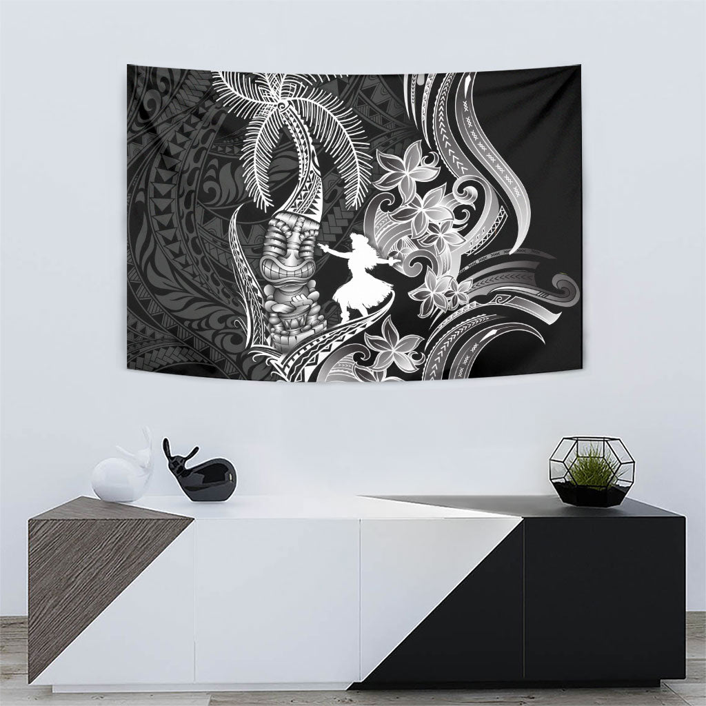 Hawaii Tribal Tiki Drum Hula Girl Tapestry LT14 - Polynesian Pride