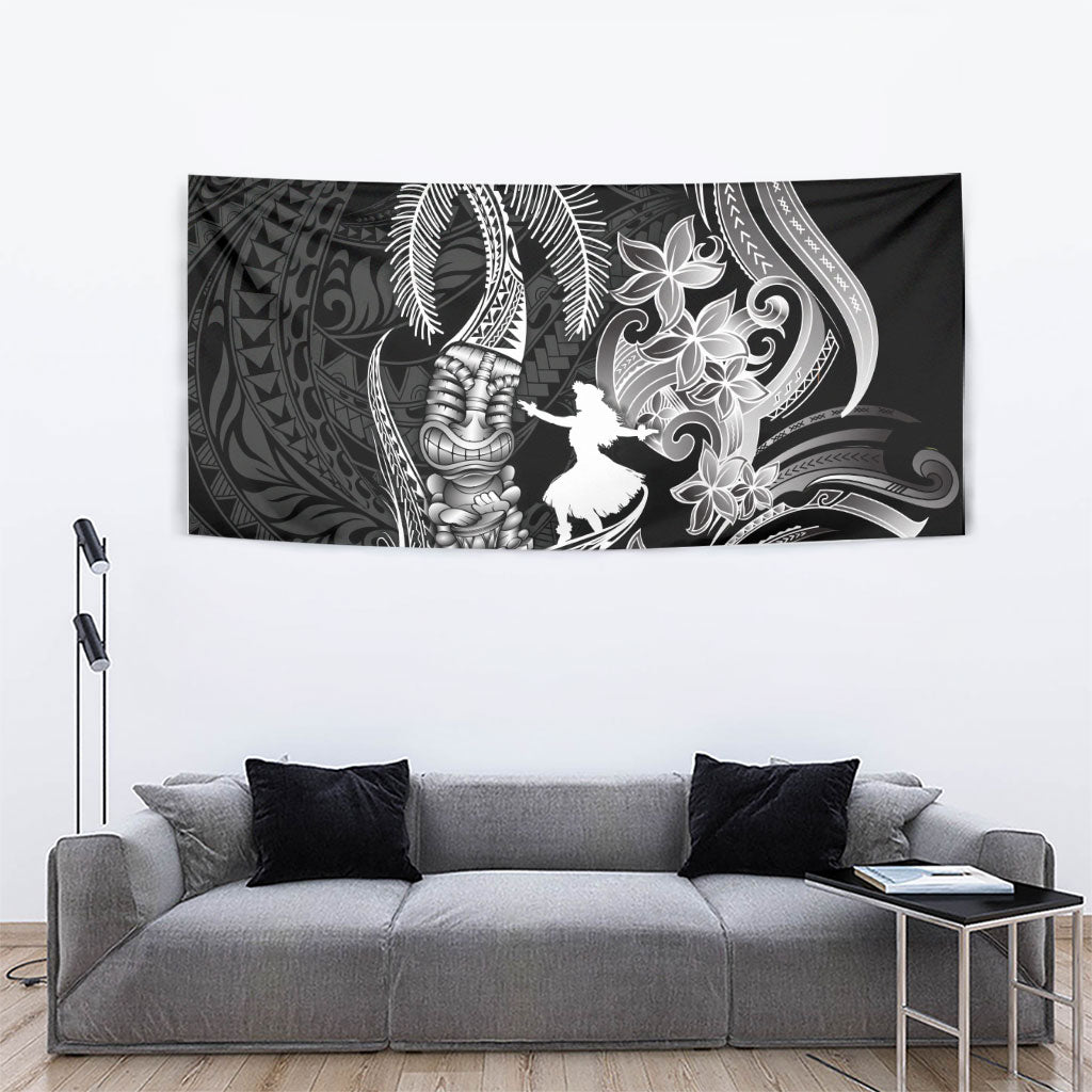 Hawaii Tribal Tiki Drum Hula Girl Tapestry LT14 - Polynesian Pride