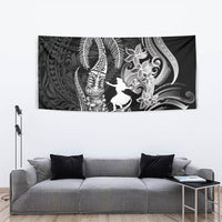 Hawaii Tribal Tiki Drum Hula Girl Tapestry LT14 - Polynesian Pride