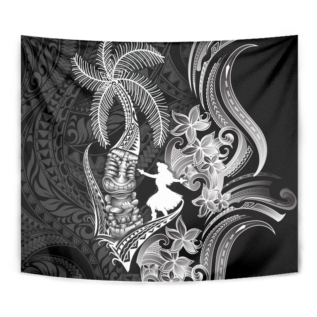 Hawaii Tribal Tiki Drum Hula Girl Tapestry LT14 - Polynesian Pride