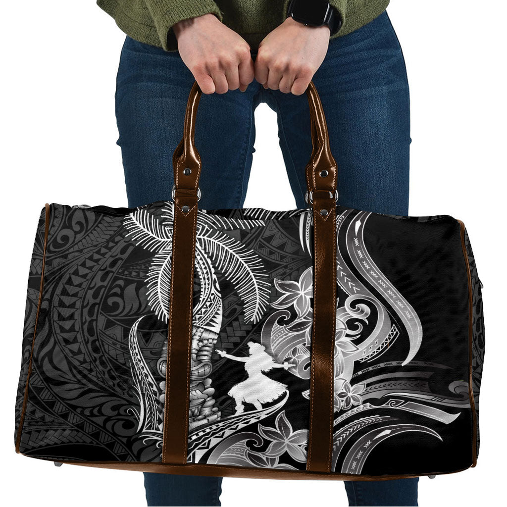 Hawaii Tribal Tiki Drum Hula Girl Travel Bag