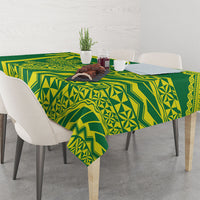 Tailevu Fiji 2026 Rugby Custom Tablecloth Dove Nation Fijian Tapa Pattern LT14 - Polynesian Pride