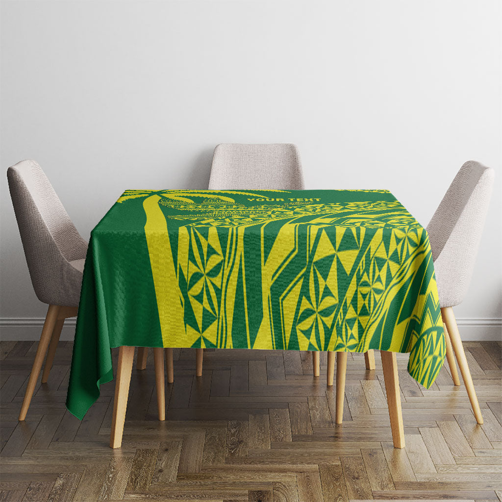 Tailevu Fiji 2026 Rugby Custom Tablecloth Dove Nation Fijian Tapa Pattern LT14 - Polynesian Pride
