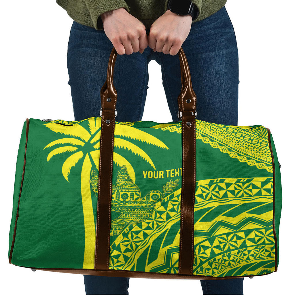 Tailevu Fiji 2026 Rugby Custom Travel Bag Dove Nation Fijian Tapa Pattern LT14 Green - Polynesian Pride