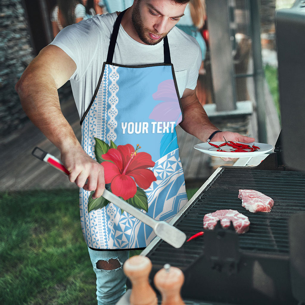 Suva Fiji 2026 Rugby Custom Apron Hibiscus Fijian Tapa Pattern LT14 - Polynesian Pride