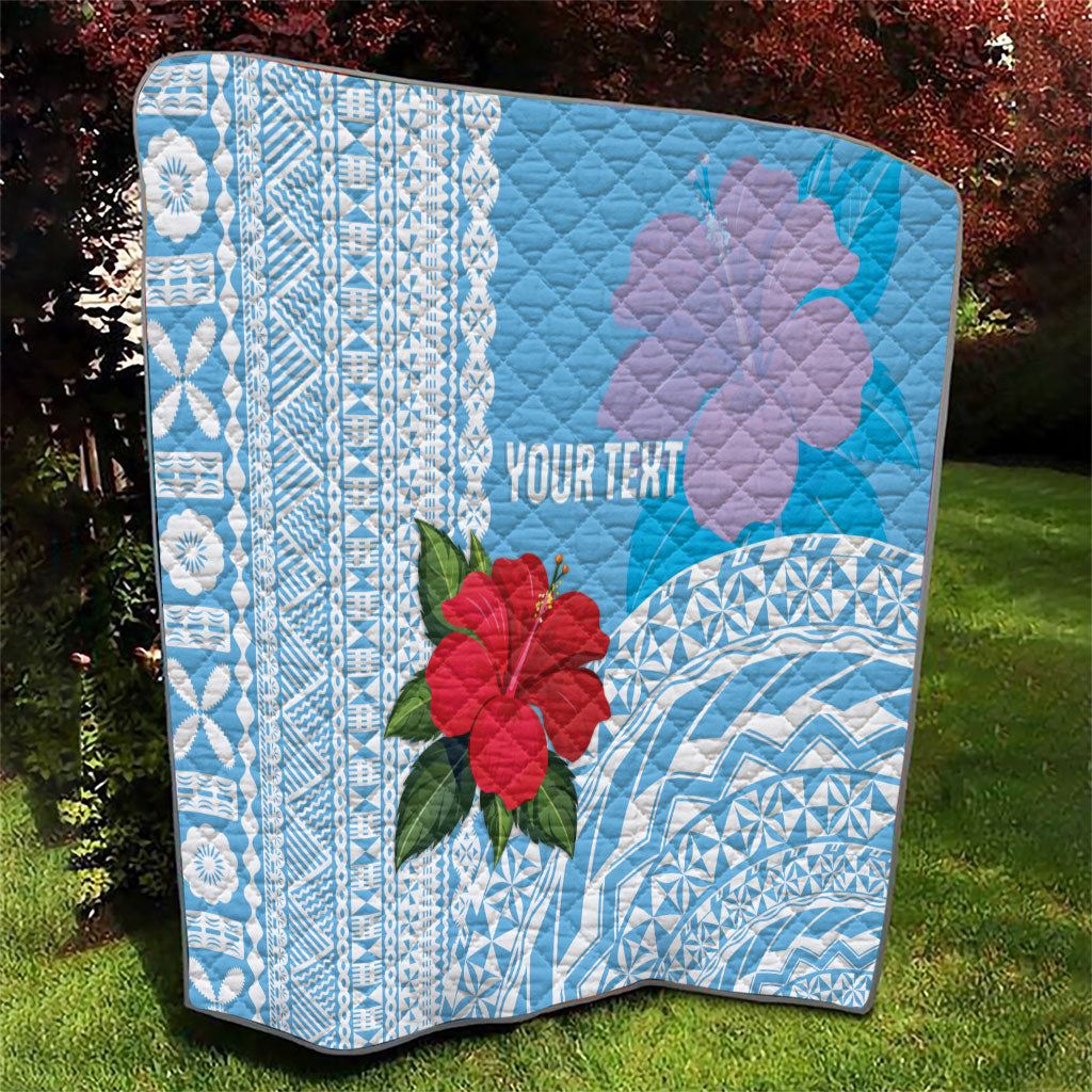 Suva Fiji 2026 Rugby Custom Quilt Hibiscus Fijian Tapa Pattern LT14 - Polynesian Pride