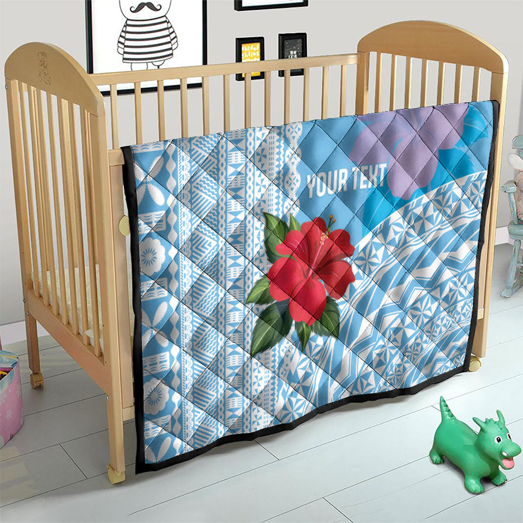 Suva Fiji 2026 Rugby Custom Quilt Hibiscus Fijian Tapa Pattern LT14 - Polynesian Pride