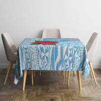 Suva Fiji 2026 Rugby Custom Tablecloth Hibiscus Fijian Tapa Pattern LT14 - Polynesian Pride