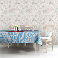 Suva Fiji 2026 Rugby Custom Tablecloth Hibiscus Fijian Tapa Pattern LT14 - Polynesian Pride