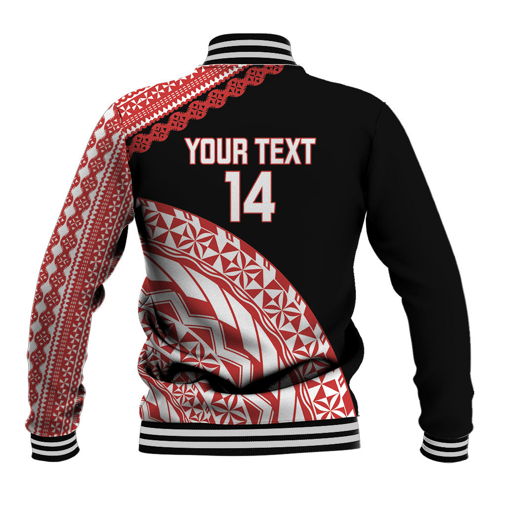 Rewa Fiji 2026 Rugby Custom Baseball Jacket Ura Prawn Fijian Tapa Pattern LT14 - Polynesian Pride