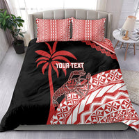Rewa Fiji 2026 Rugby Custom Bedding Set Ura Prawn Fijian Tapa Pattern LT14 - Polynesian Pride