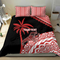 Rewa Fiji 2026 Rugby Custom Bedding Set Ura Prawn Fijian Tapa Pattern LT14 - Polynesian Pride