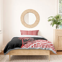 Rewa Fiji 2026 Rugby Custom Bedding Set Ura Prawn Fijian Tapa Pattern LT14 - Polynesian Pride