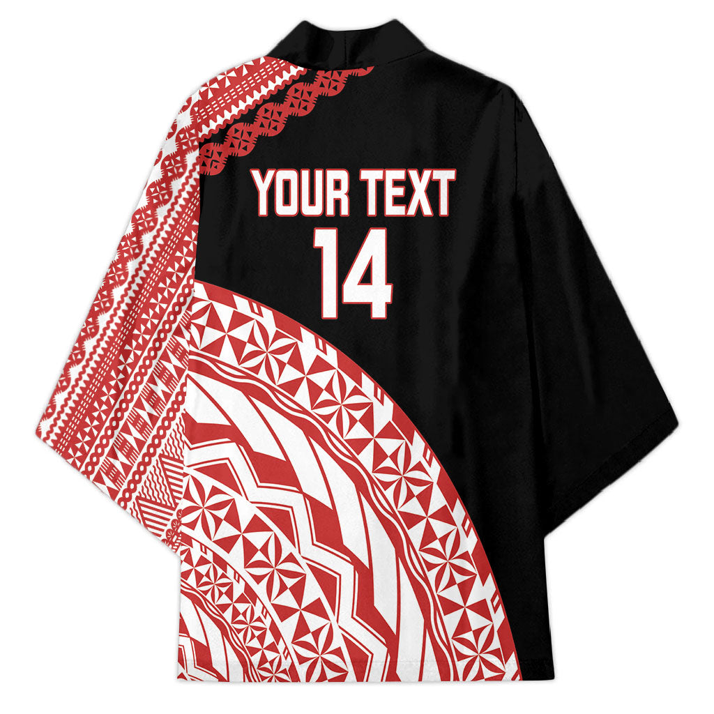 Rewa Fiji 2026 Rugby Custom Kimono Ura Prawn Fijian Tapa Pattern LT14 - Polynesian Pride