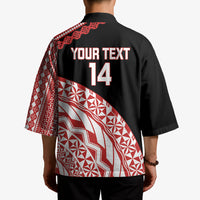 Rewa Fiji 2026 Rugby Custom Kimono Ura Prawn Fijian Tapa Pattern LT14 - Polynesian Pride
