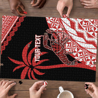 Rewa Fiji 2026 Rugby Custom Puzzle Ura Prawn Fijian Tapa Pattern LT14 - Polynesian Pride