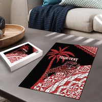 Rewa Fiji 2026 Rugby Custom Puzzle Ura Prawn Fijian Tapa Pattern LT14 - Polynesian Pride