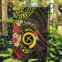 Vanuatu Christmas Garden Flag Vanuatuan Pig Tusk - Meri Krismas!