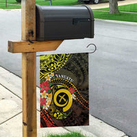 Vanuatu Christmas Garden Flag Vanuatuan Pig Tusk - Meri Krismas!