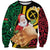 Vanuatu Christmas Sweatshirt Vanuatuan Conch Shell - Meri Krismas!