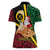 Vanuatu Christmas Women Polo Shirt Vanuatuan Conch Shell - Meri Krismas!